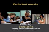 Effective Board Leadership