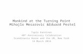 Mankind at the Turning Point  Mihajlo Mesarovic &Eduard Pestel