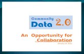 An  Opportunity for Collaboration