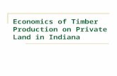 Economics of Timber Production on Private Land in Indiana