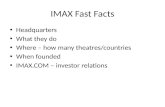 IMAX Fast Facts
