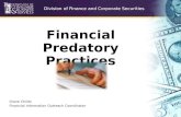 Financial Predatory Practices