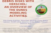 Debris disks  with Herschel : an overview of the DUNES modeling activities