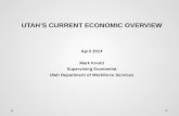 UTAH’S CURRENT ECONOMIC OVERVIEW April 2014 Mark  Knold Supervising  Economist Utah Department of Workforce Services