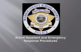 Active Assailant and Emergency Response Procedures