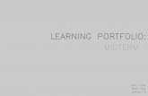 ARCH 103 Midterm Learning Portfolio