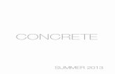 Concrete Catalogue Summer 2013