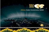 World Travel Awards Africa Gala Ceremony Programme 2008