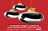 AMC Leisure - Christmas Party Brochure