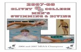 2007-08 Olivet College Men's Swimming and Diving