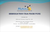 Immigration Visa from Pune