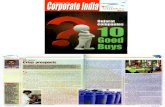 Anil Limited Profile in Corporate India magazine