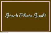 Stock Photo Sushi