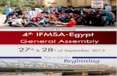 Bsss 4th ifmsa egypt hosting proposal