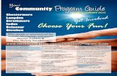 SPRING 2010 Community Program Guide
