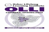 Osher Lifelong Learning Institute at Humboldt State University Spring 2012 Catalog