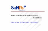Professional Rapid Prototype Manufacturer in China-SuNPe PROTOTYPE
