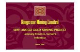 Way Linggo Gold Project Update