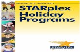 STARplex Holiday Program Dec/Jan