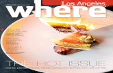 WHERE Los Angeles Magazine March 2013