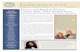 Ranney Annual Fund Newsletter 2011-2012