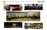 A Year in the Life: Music at Kent 2011-12