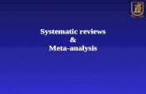 Revisiones sistematicas y Metaanalisis