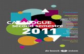Catalogue nouveautés second semestre 2011