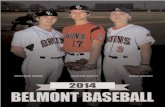 2014 Belmont Baseball Media Guide