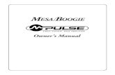 Cabeca Amplificada de Baixo MESA BOOGIE M-Pulse 600 - Manual Sonigate