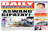 Mindanao daily Balita August 22issue
