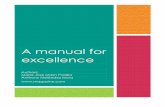 A manual for excelence