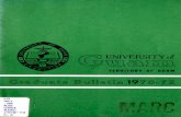 University of Guam Graduate Bulletin  1970-72