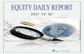 Daily Equity Report By Global Mount Money 20-11-2012
