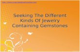 Seeking The Different Kinds Of Jewelry Containing Gemstones