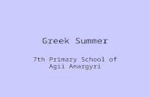 Summer school celebration from the 7th Primary school of Agii Anargyri