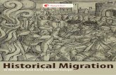 Historical Migration in Mediveal and Early Europe