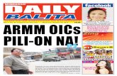 Mindanao daily Balita August 18 issue