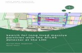 Search for long lived massive particles with the ATLAS detector at the LHC