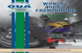 2010 OUA Women's Hockey Championship Program