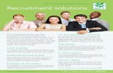 Recruitment solutions