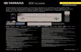 Yamaha AV Receiver RX-A1020