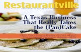 A Texas Business That Really Takes the (Pan)Cake | Restaurantville Magazine, Winter 2013