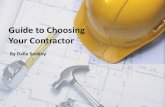 Guide: How to Choose A Contractor