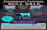 2013 Performance Partners Bull Sale