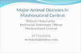Animal diseases of mashonaland central (by Wilmot Chikurunhe)