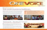 One Voice April 2013