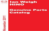 Hino Parts Catalog November 2011