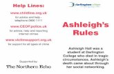 Ashleigh's Rules