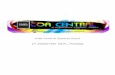 COA Central Special Issue - 14 September 2010